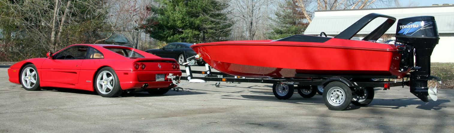 Ferrari Speed Boat Towing